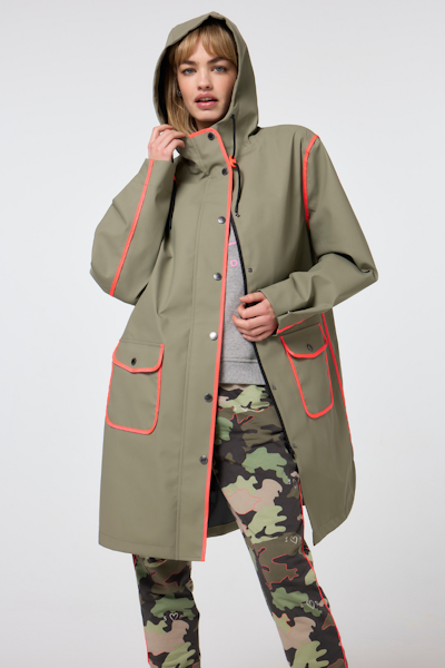 Scamp & Dude Khaki Raincoat, £149