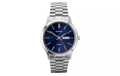 Argos Sekonda Men’s Blue Dial Stainless Steel Watch, £24.99