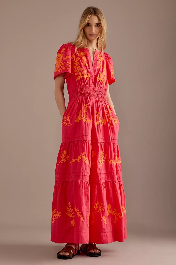 The Somerset Maxi Dress- Embroidered Edition 
