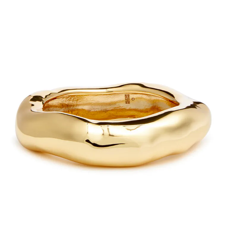 Alexis Bittar Molten 14kt Gold-Plated Bracelet, £195