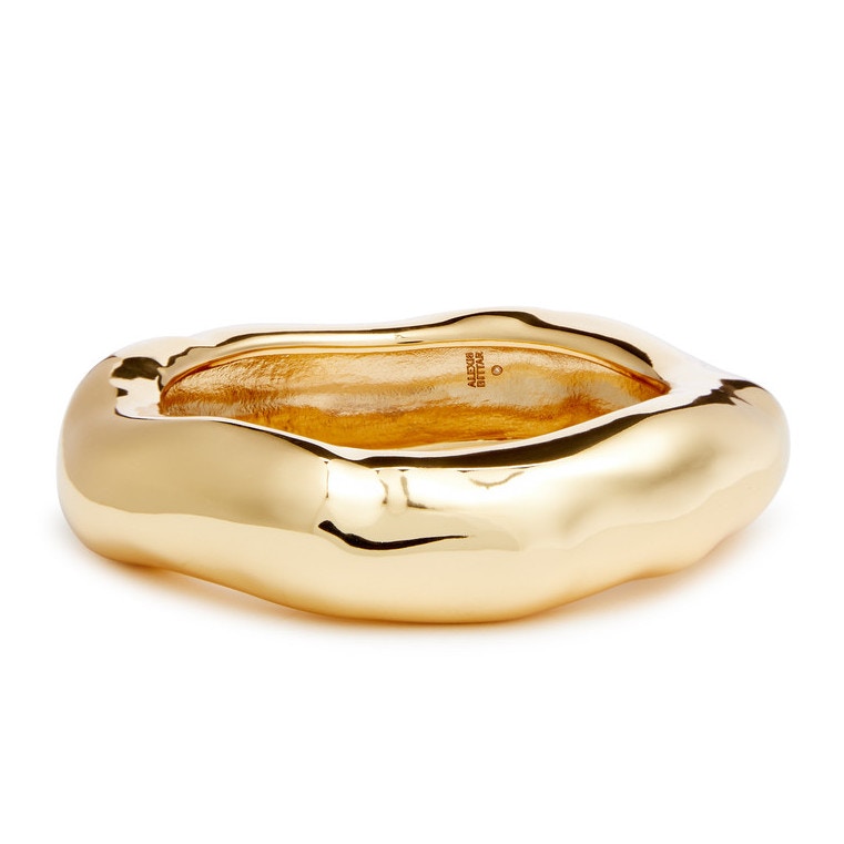Alexis Bittar Molten 14kt Gold-Plated Bracelet, £195