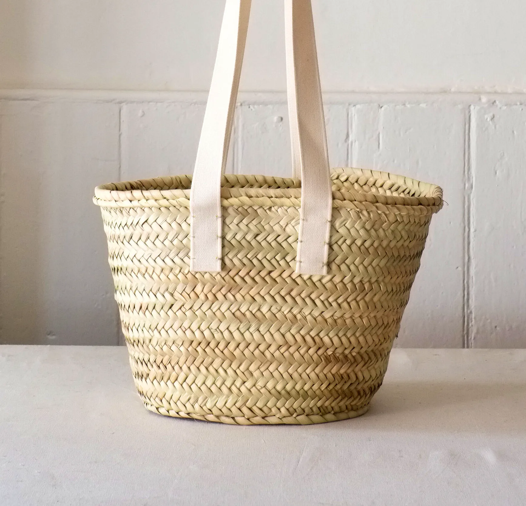 Straw London Straw Market Basket – Medium, £42