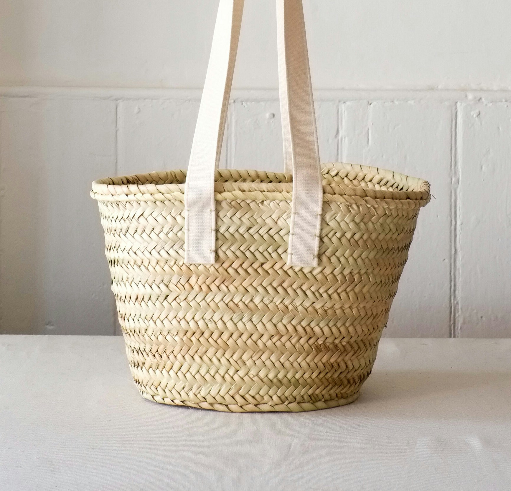 Straw London Straw Market Basket – Medium, £42