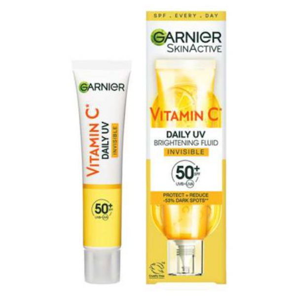 Garnier Vitamin C Daily UV Fluid SPF50+ Invisible, £9