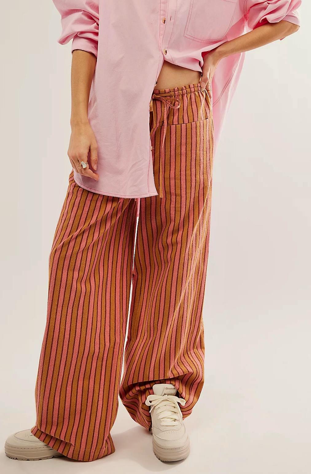 Free People Hudson Canyon Stripe Pants, £88