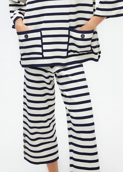 Wolf & Badger Striped Knit Pants, £179