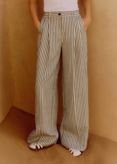 Me & Em Fluid Stripe Straight-Leg Trouser, £195