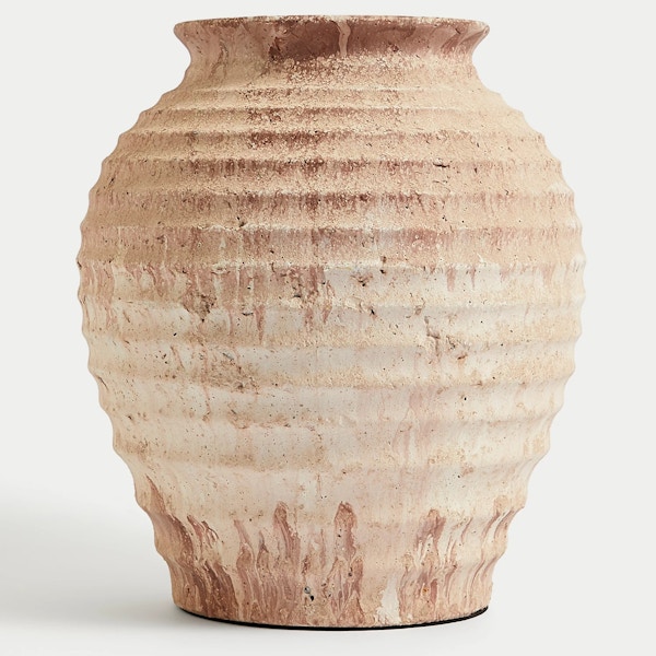 Marks & Spencer M&S X Fired Earth, Large Textured Vase, £39.50