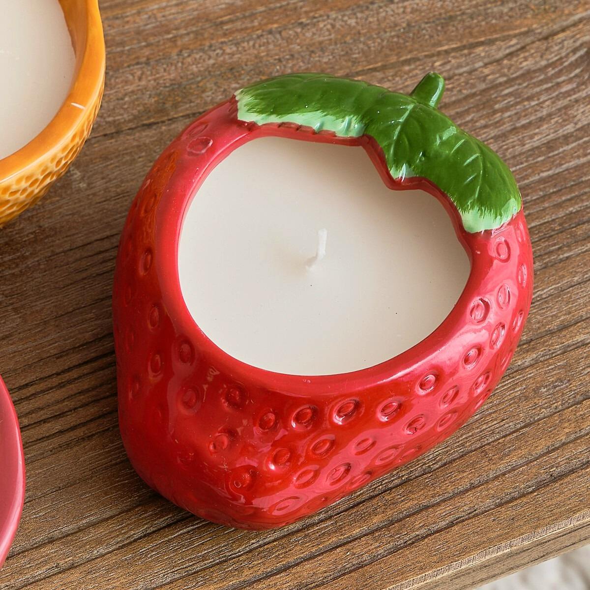 La Redoute Strawberry ceramic candle, £14.24