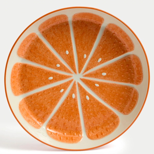 Marks & Spencer Orange stoneware serving platter, £15