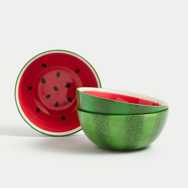 Marks & Spencer Set of three watermelon bowls, £12