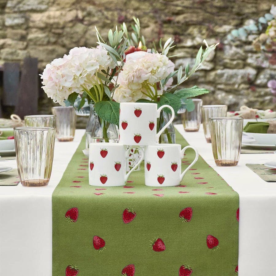 Sophie Allport Strawberries table runner, £34