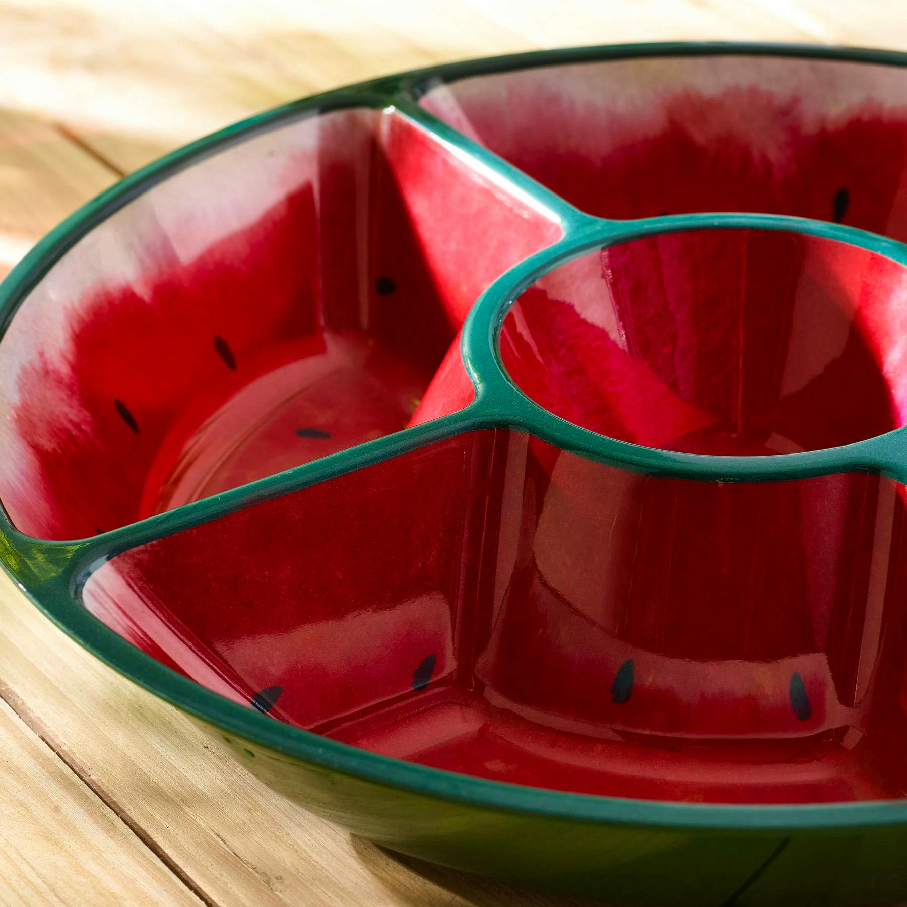 Next Red watermelon chip and dip serve bowl, now £11