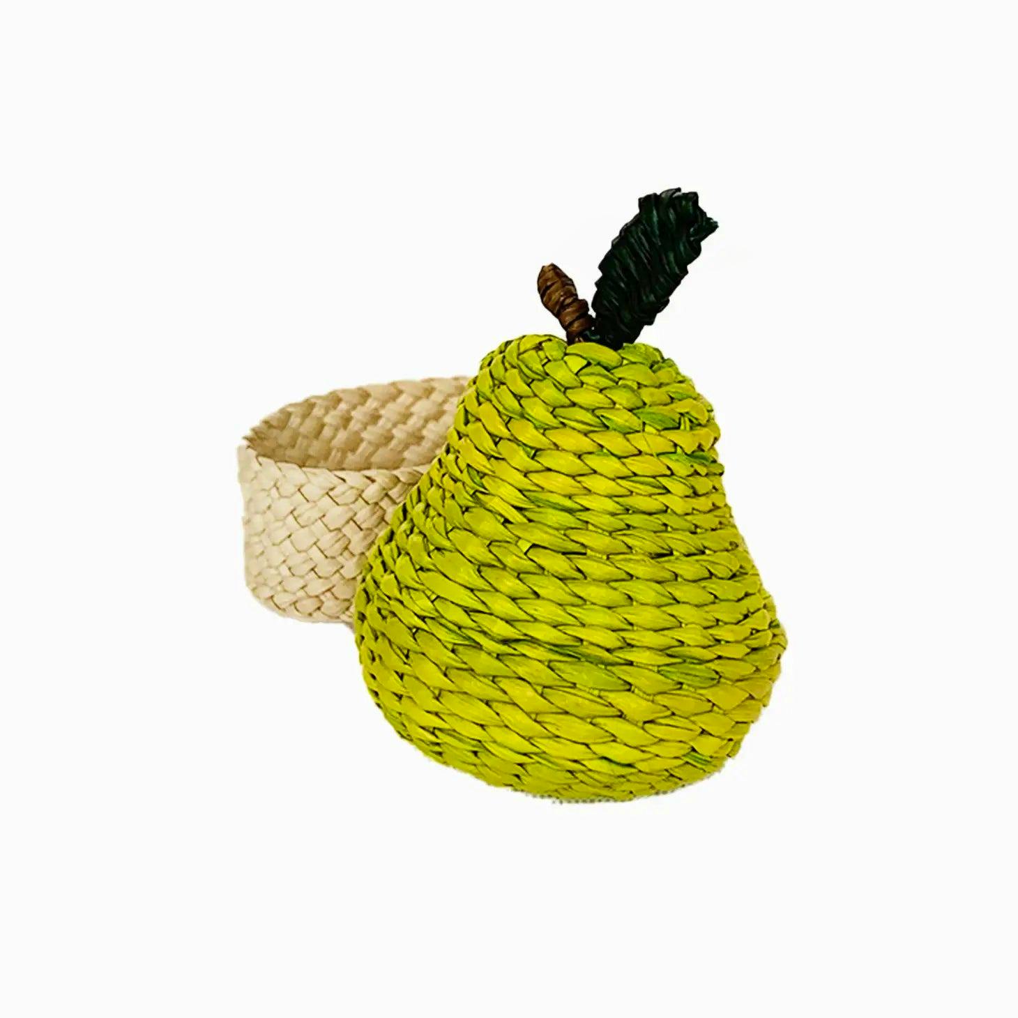 Quince & Cook Pear Fruit Iraca Napkin Ring, now £6.30