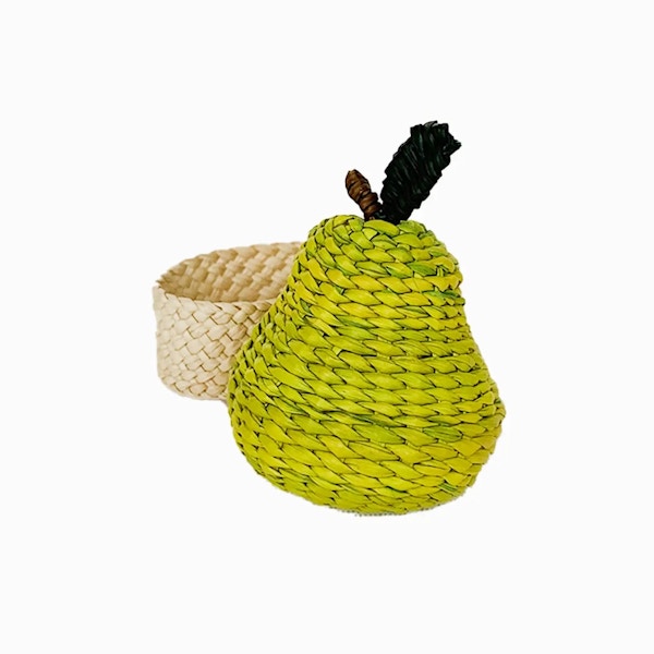 Quince & Cook Pear Fruit Iraca Napkin Ring, now £6.75