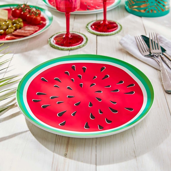 Dunelm Summer Brights watermelon plate, £4