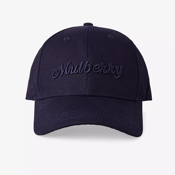 Mulberry Logo Baseball Cap, £125