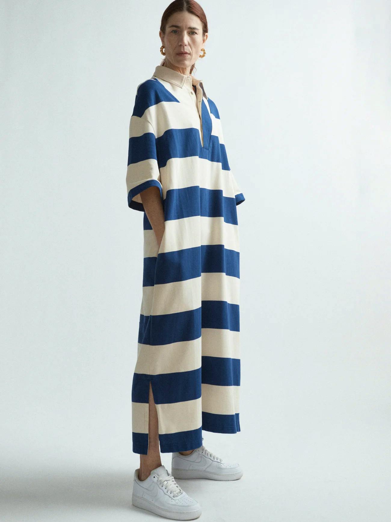 Raey Oversized Rugby Shirt Dress, £250