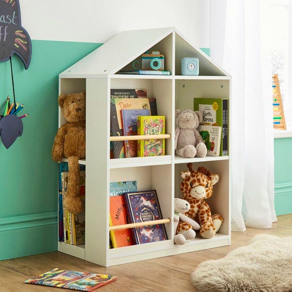 Dunelm Kids Daisy House Bookcase and Storage, £99