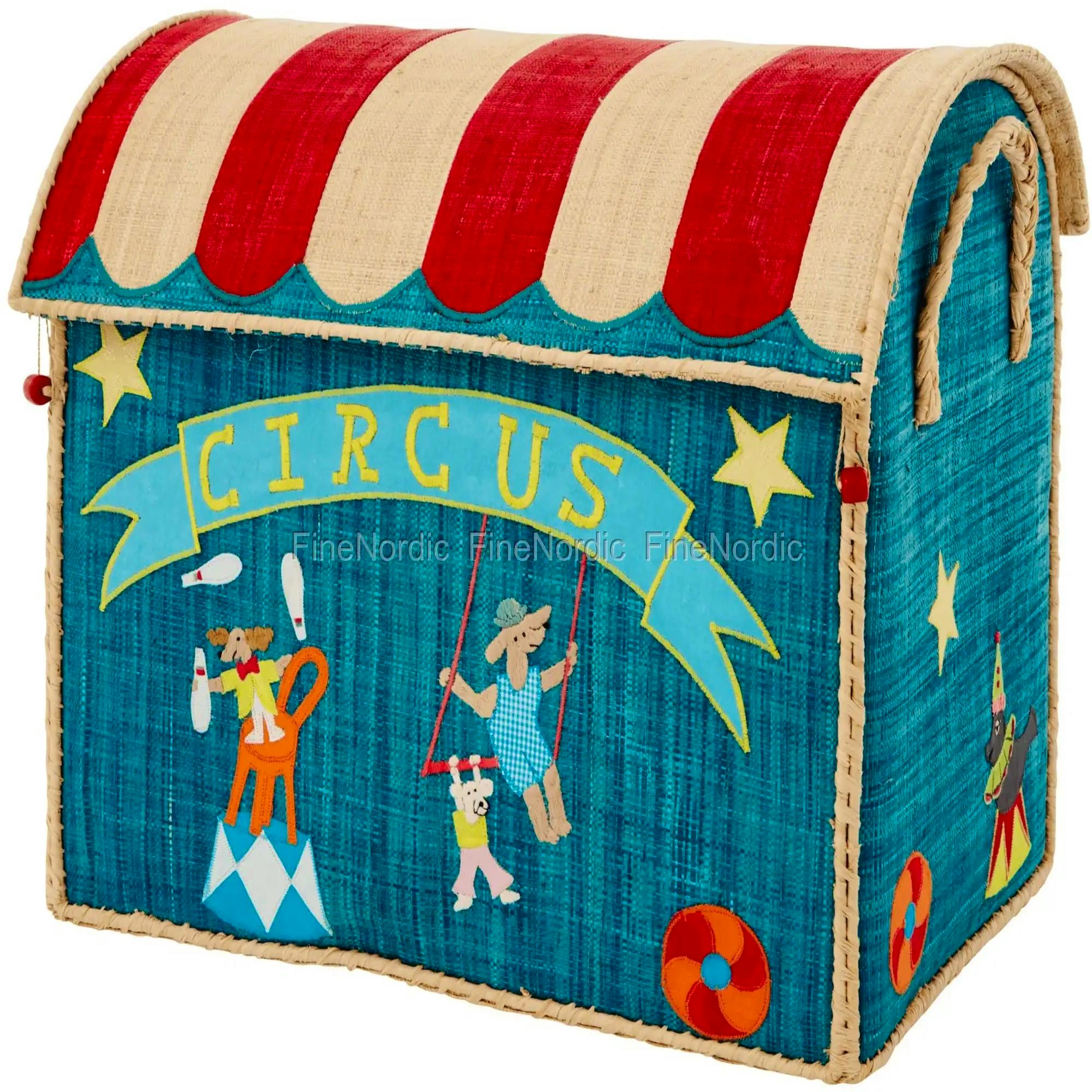 Fine Nordic Rice Raffia Toy Basket, £81.49