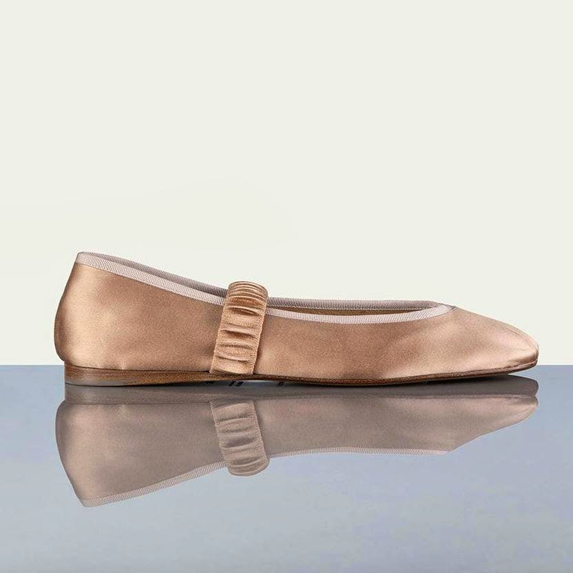 Frame Odin Ballet Flat In Blush, £390