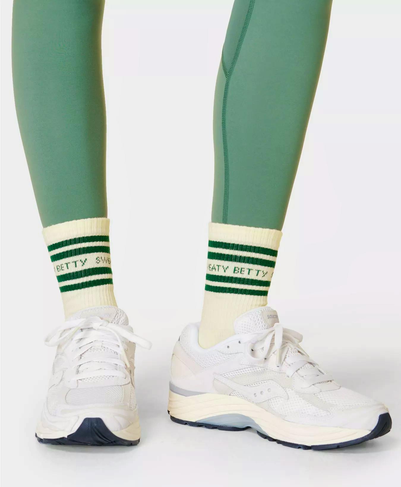 Sweaty Betty Varsity Slogan Socks, £15
