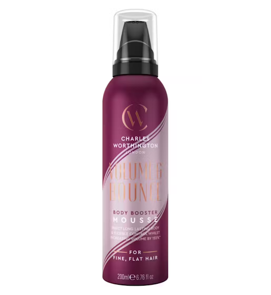 Charles Worthington Volume And Bounce Body Booster Mousse, £4.80