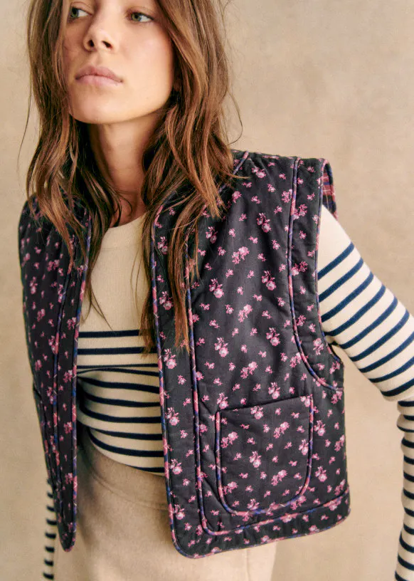 Sezane Patchwork Gilet, £150