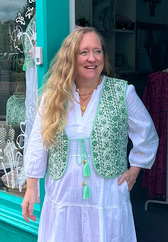 Dilli Grey Priya Quilted Waistcoat, £70