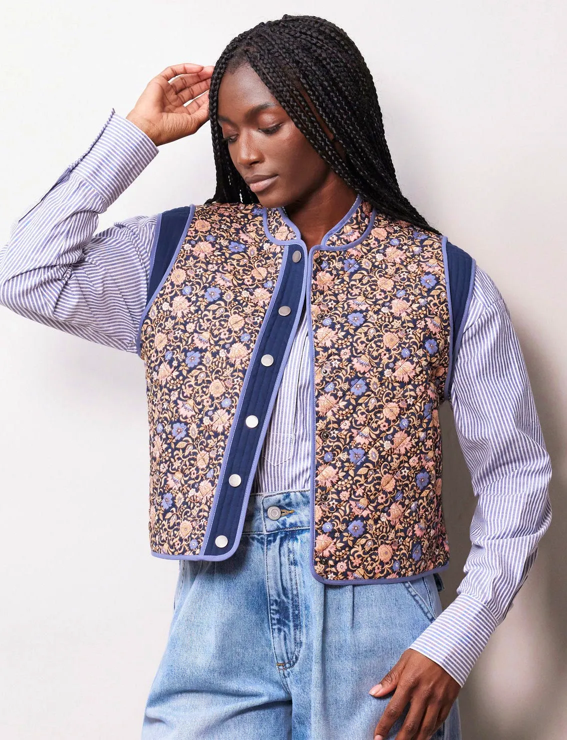 Albaray Floral Print Waistcoat, £80