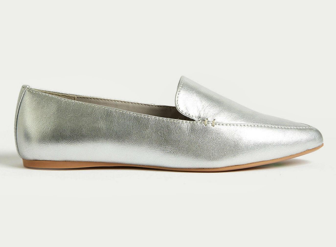 Marks & Spencer Leather Pointed Ballet Pumps, £39.50