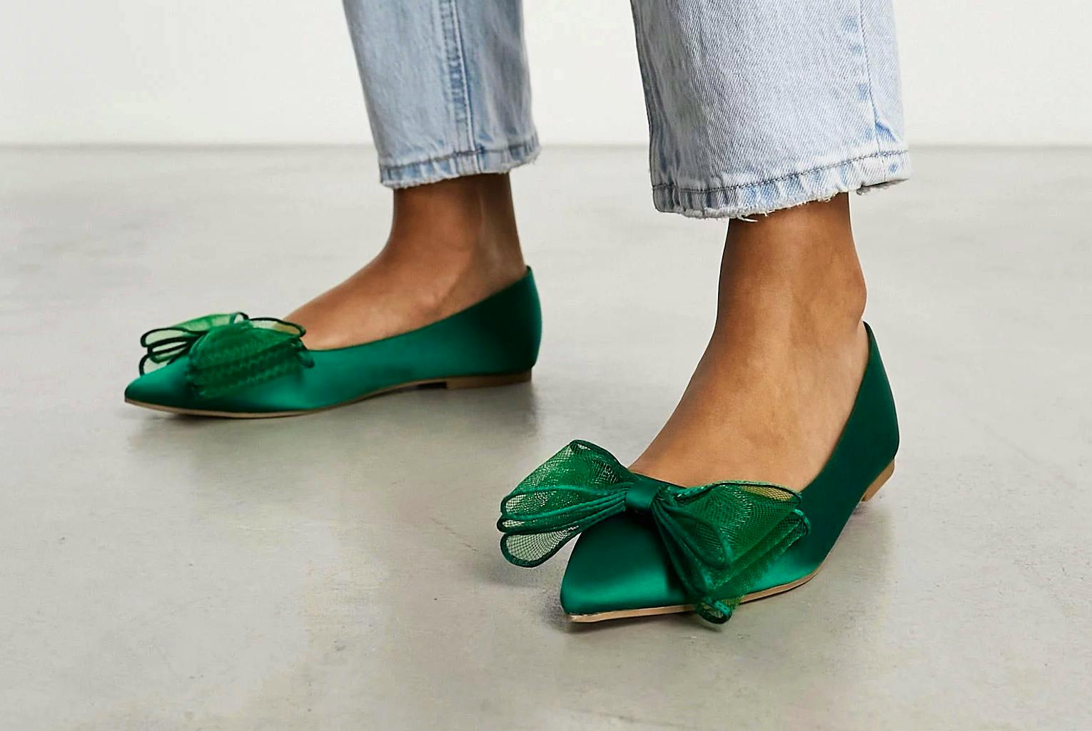 ASOS Lila Bow Ballet Pumps, £17