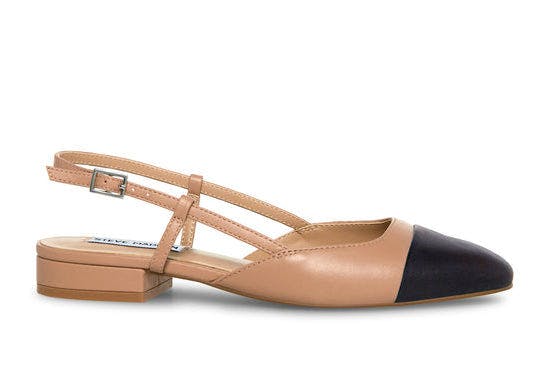 Steve Madden Belinda Ballerina Tan Leather Shoes, £120