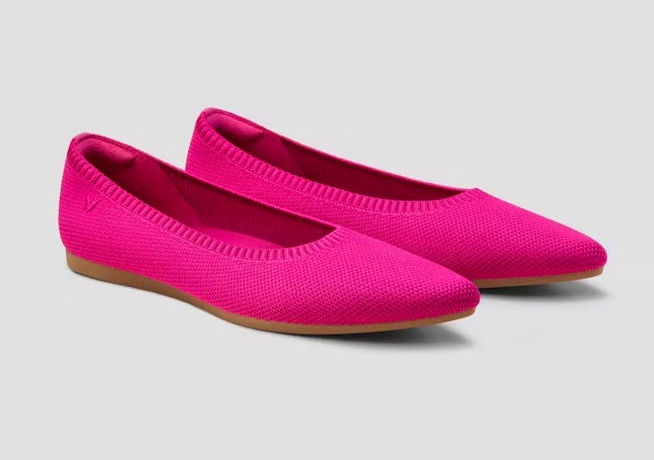 Vivaia Pointed-Toe Ballet Flats, £79.94