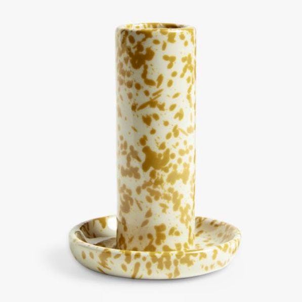 John Lewis Splash Candle Holder, Honey, £6 – £9