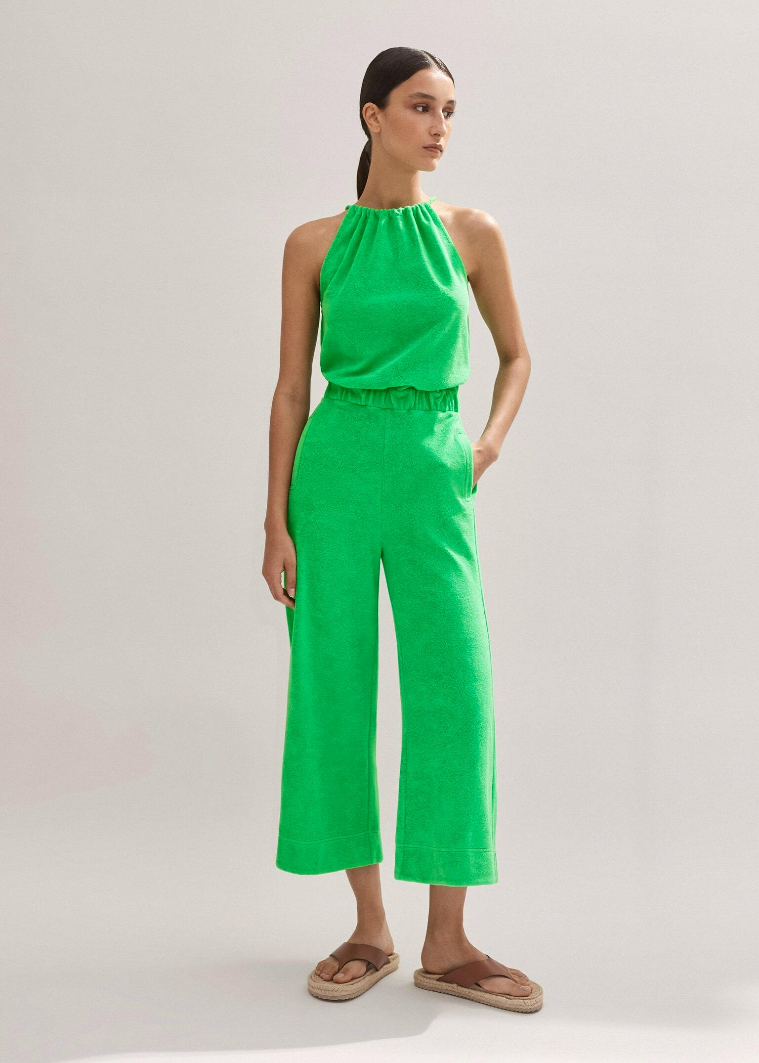 Me & Em Towelling Halterneck Jumpsuit, £125