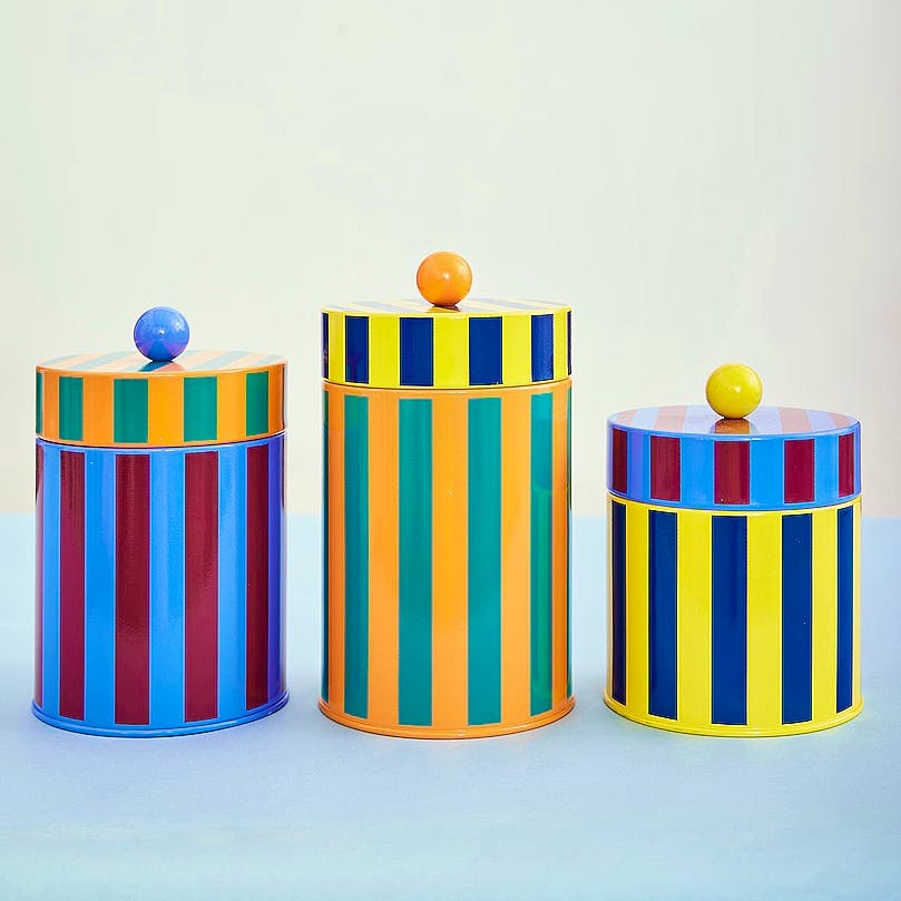 Duden Duden Striped Canister, £31