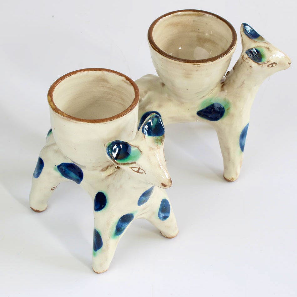 Malaika Ceramic Salt & Pepper Set, £50