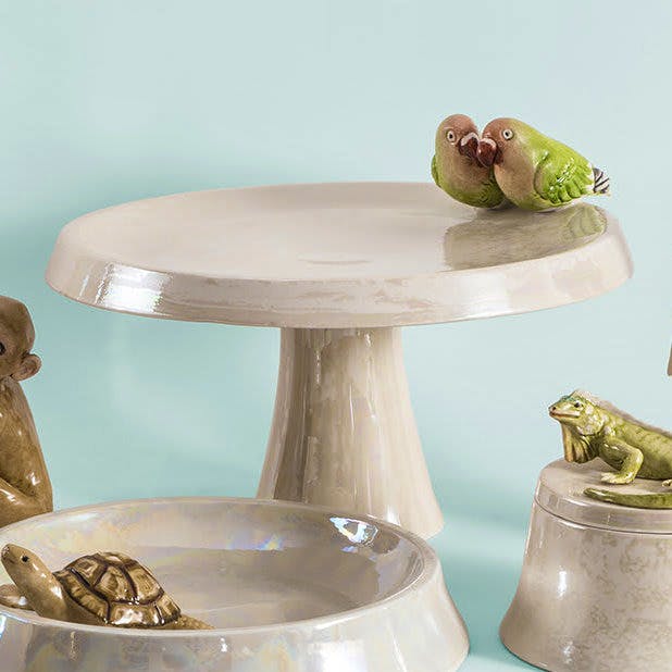 Artemest Esotica Collection Inseparabili Porcelain Cake Stand, £190