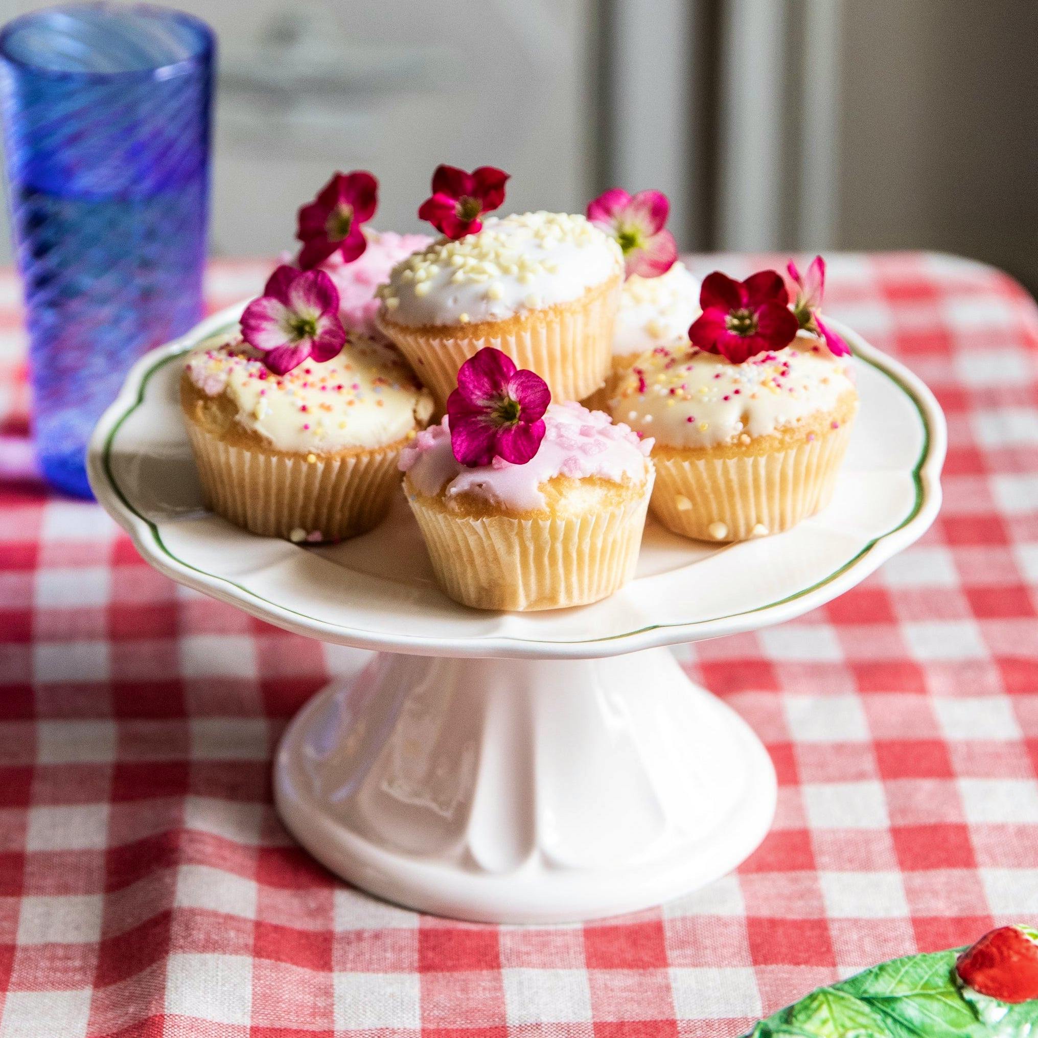 Skye McAlpine Tavola Romilly Small Cake Stand, Green, £68