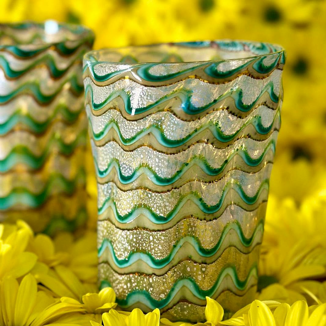 Summerill & Bishop Handblown Murano Glass Wave Tumbler, £98