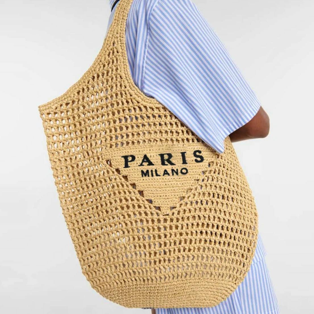 The Style Manager Raffia Straw Tote Bag, £30