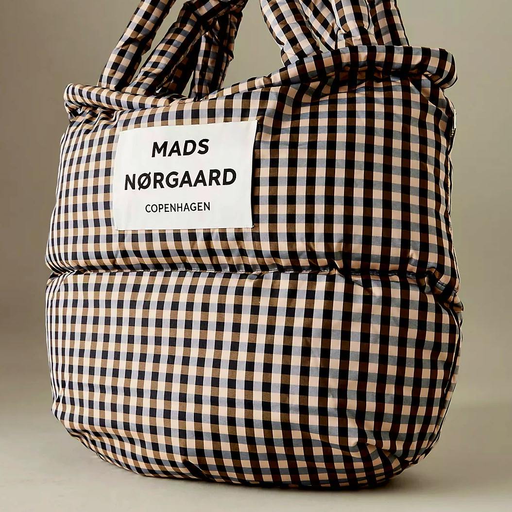 Mads Norgaard Logo Puffer Tote Bag, £105