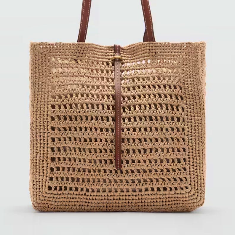 Mango Natural Fibre Shopping Bag, £49.99