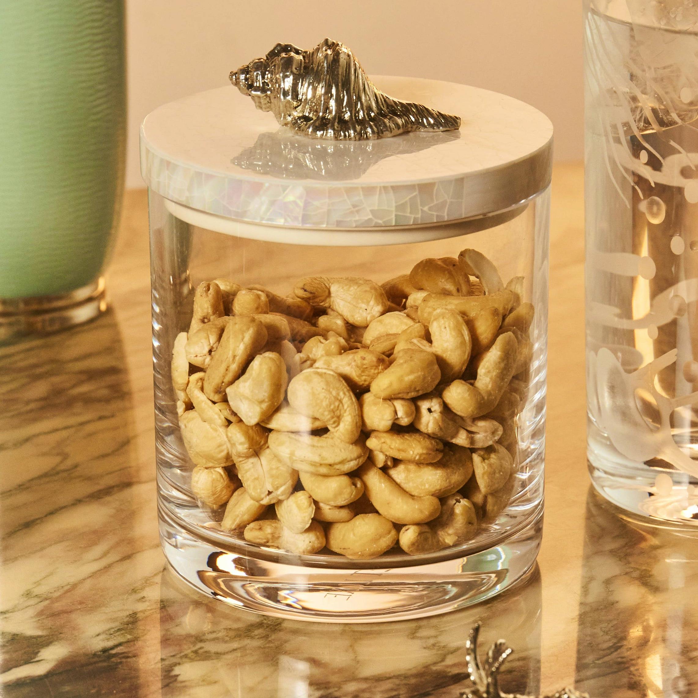 Abask Objet Luxe, Shell And Glass Jar, £250