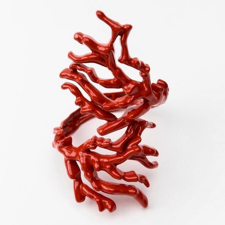 Zara Coral-Effect Bracelet, £22.99