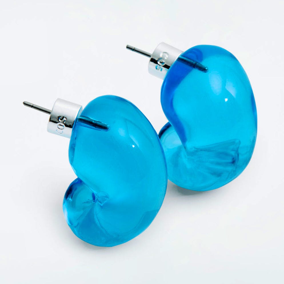 Cos Glass Shell Earrings, £25