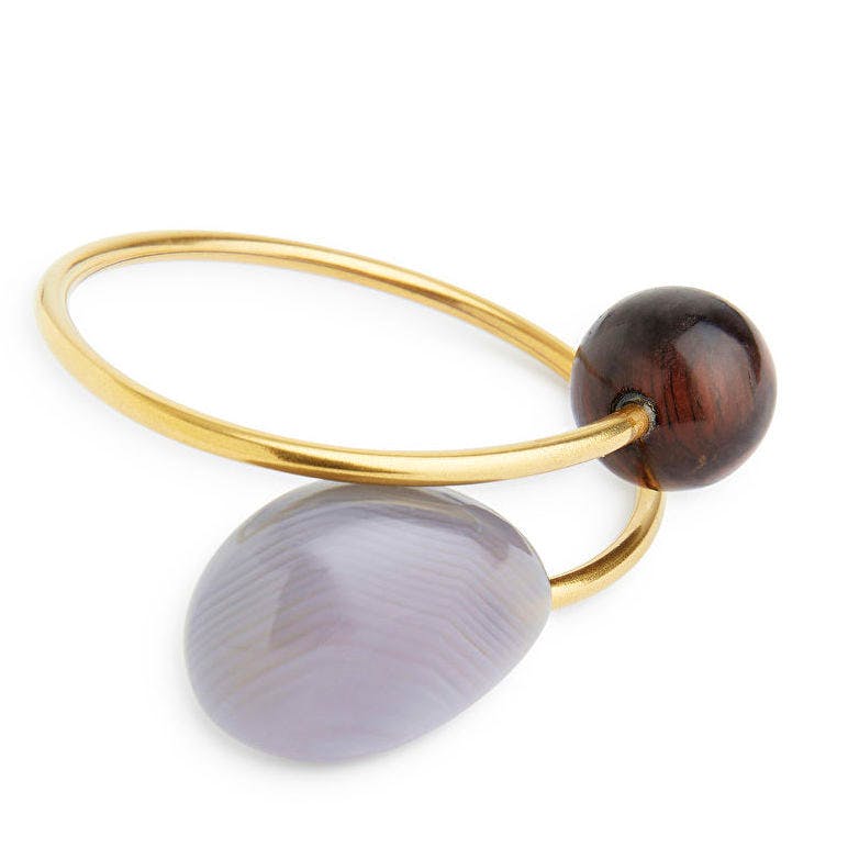 Arket Stone-Detailed Cuff Bracelet, £42