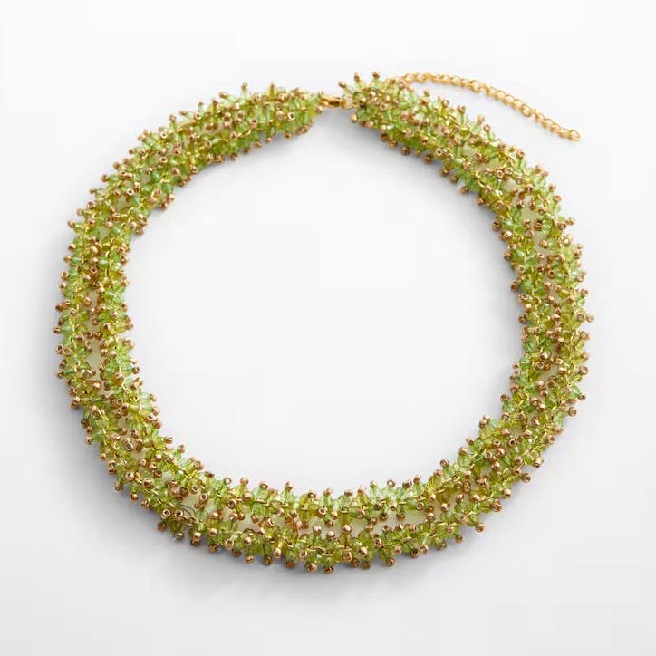 Mango Combined Crystal Necklace, £22.99