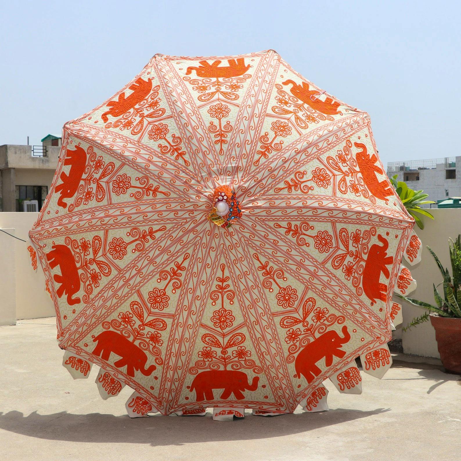 Etsy Indian Cotton Shade Patio Umbrella, £99.30